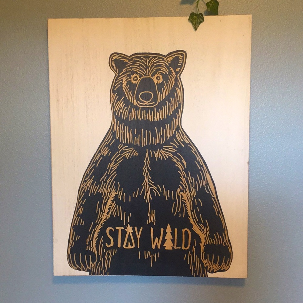 Bear painting/wall decor